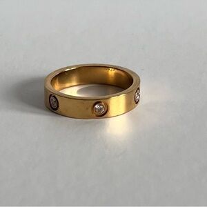 Gold Tone Stacking Ring
